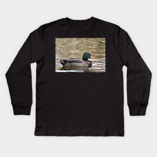 Father Duck Kids Long Sleeve T-Shirt